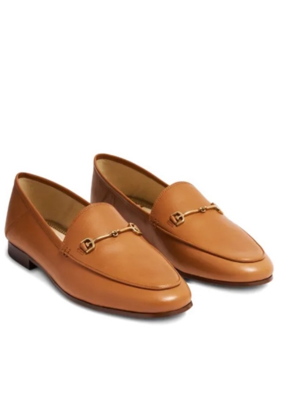 Sam Edelman Tan Loraine Bit Loafers Size 5.5